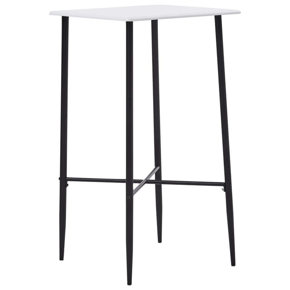 Petromila vidaXL Barový stôl biely 60x60x111 cm MDF